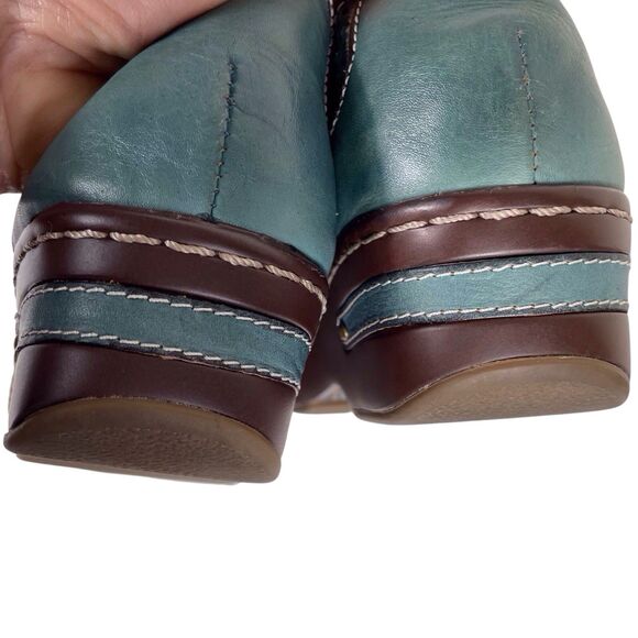 L'ARTISTE BY SPRING STEP Mamata Mary Jane Wedge Shoes EU Size 38 US 7.5 8 Green - Picture 14 of 16